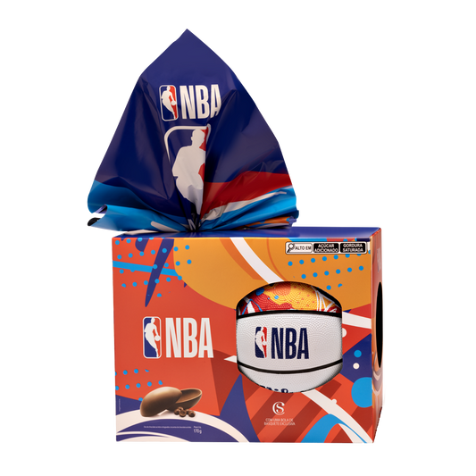 Ovo de Páscoa ao Leite Bola NBA Chocoesportes 170g
