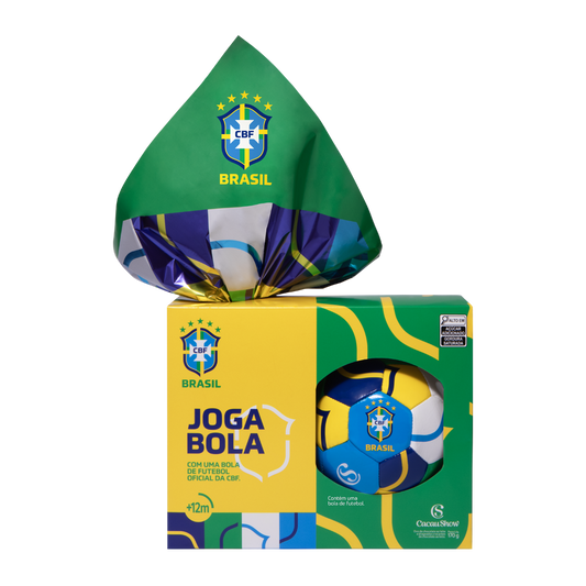 Ovo de Páscoa ao Leite Bola CBF Chocoesportes 170g