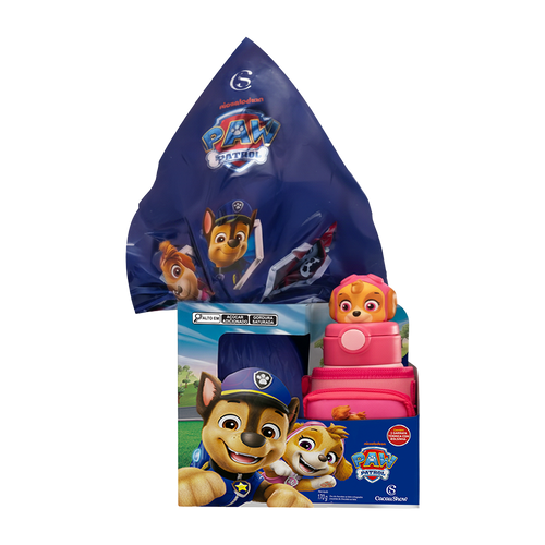 Ovo de Páscoa Patrulha Canina Garrafa Skye 170g