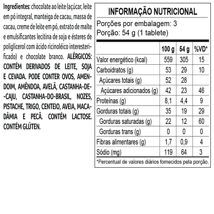 Tablete ao Leite Pelúcia Chapéu Seletor Harry Potter 160g